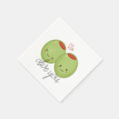 Olive You Napkins Servet (Hoek)