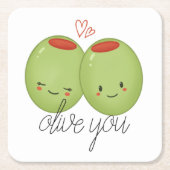 Olive You Onderzetter (Voorkant)