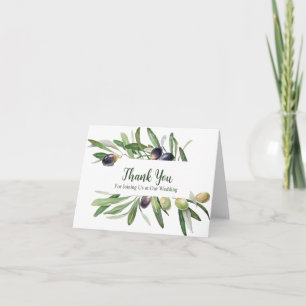 Olive You Small, 4" x 5,6" gevouwen Note Kaart