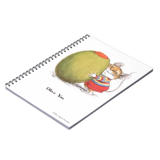 Olive You Spiral notebook Notitieboek (Linkerzijde)
