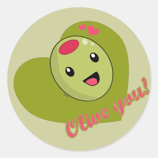 Olive you Sticker (Devant)