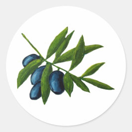 Oliven Ronde Sticker