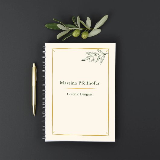 "Olivenzweig elegant" Planner