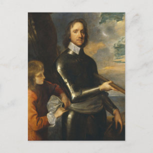 Oliver Cromwell door Robert Walker Briefkaart