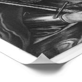 Oliver Cromwell illustratie Poster (Hoek)