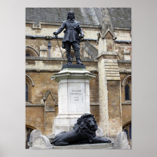 Oliver Cromwell - Parlement - Westminster Poster
