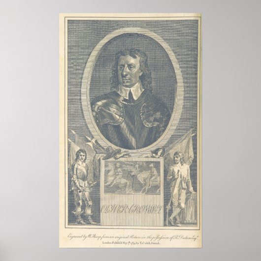 Oliver Cromwell Poster (Voorkant)