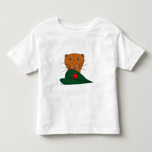 Oliver De Otter Bestudeert Een Lieveheersbeestje Kinder Shirts