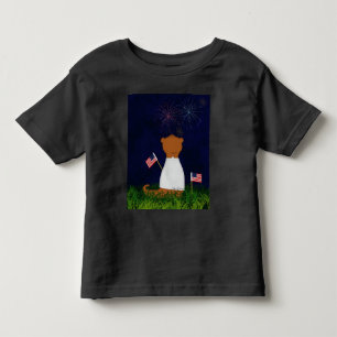 Oliver De Otter Kijkt Naar Vuurwerk Kinder Shirts