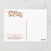 Oliver Decorates voor Kerstmis Briefkaart (Achterkant)