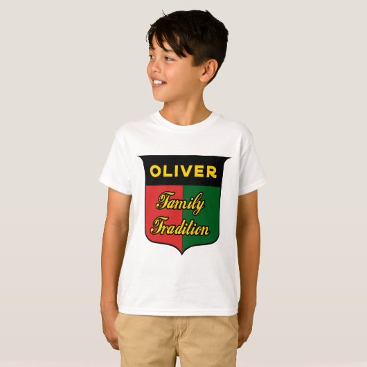 Oliver Family Tradition T-shirt (Voorkant volledig)