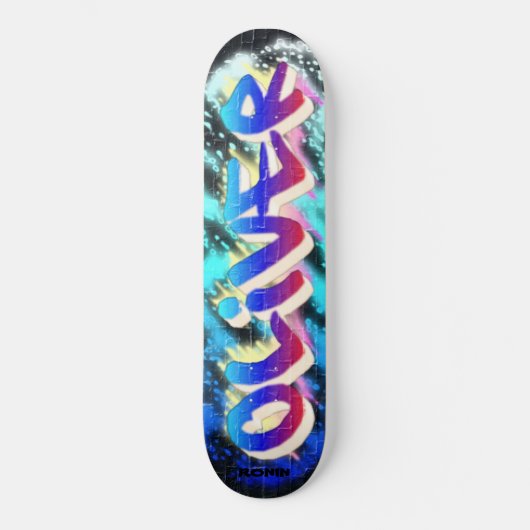 OLIVER Gepersonaliseerd Graffiti Skateboard (Voorkant)