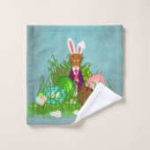 Oliver Le Otter et la grande chasse aux oeufs de P (Gant de toilette)