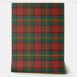 Oliver Red Tartan Plaid Schotse Clan Behang