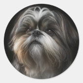 Oliver Ronde Sticker (Voorkant)