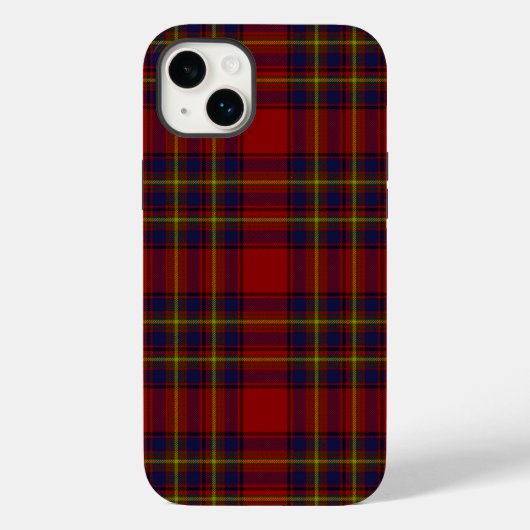 Oliver tartan red yellow blue plaid Case-Mate iPhone case (Achterkant)