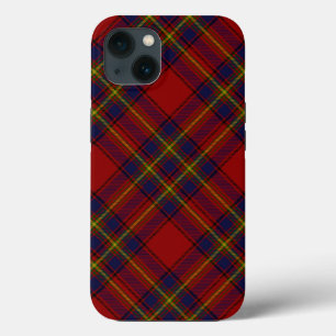 Oliver tartan red yellow blue plaid iPhone 13 hoesje