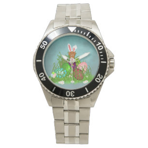 Oliver The Otter en de Great Easter Egg Hunt Horloge