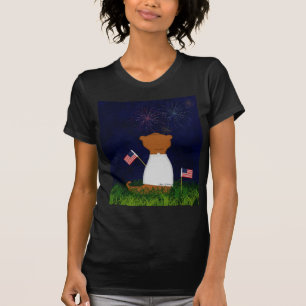 Oliver the Otter kijkt vuurwerk T-shirt