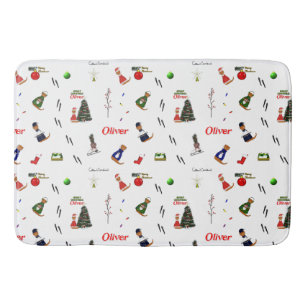 Oliver The Otter Random Pattern Badmat
