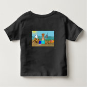 Oliver The Otter's Beach Vakantie Kinder Shirts (Achterkant)