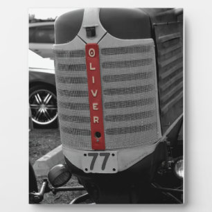 Oliver Tractor Fotoplaat