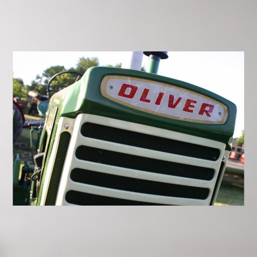Oliver tractor poster (Voorkant)