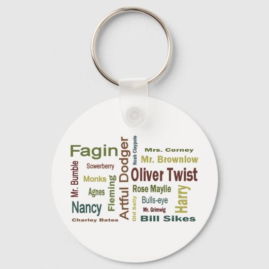 Oliver Twist Characters Sleutelhanger (Voorkant)