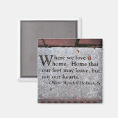 Oliver Wendell Holmes Quote Magnet Magneet (Voorkant / Achterkant)