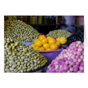 Olives Et Citron Au Marché