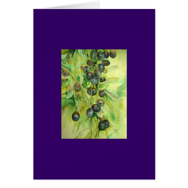 olives, été, le soleil, (Devant)