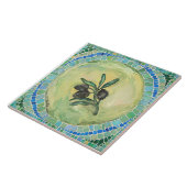 "Olives", grand (6" x 6") carreau de céramique (Côté)