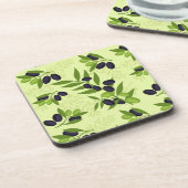 Olives Imprimer ensemble de Dessous de verre en pl (Côté gauche)