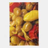 Olives Serviette de cuisine (Vertical)