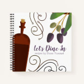 olives vinegar livre de cuisine personnel carnet d (Devant)