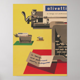 Olivetti-Vintage Poster