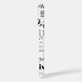 Olivia Aangepaste Naam Zwart Wit  Case-Mate iPhone Case (Achterkant / Links)