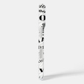 Olivia Custom Name Black White  Case-Mate iPhone Case (Achterkant / Rechts)