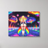 Olivia en Psychedelia Canvas Afdruk (Voorkant)