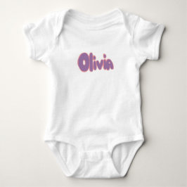 Olivia in bubbelletters romper
