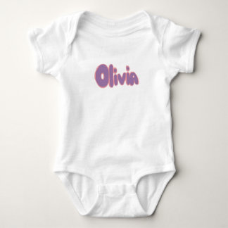 Olivia in bubbelletters romper