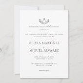 Olivia Invitacion de Boda Cristiana Wedding Kaart (Voorkant)