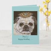 Olivia le carlin drôle de carte d'anniversaire (Fleur jaune)