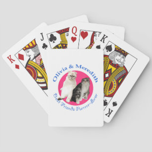 Olivia & Meredith - Beste Vrienden Purrr-Ever Pokerkaarten