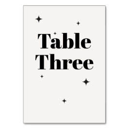 OLIVIA Modern Ivoor Celestial Bruiloft Ontbijt Kaart