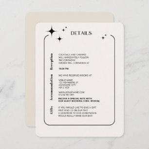 OLIVIA Moderne Ivory Celestial Enclosure Kaart