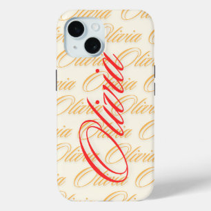 Olivia Name Pattern Design