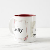 Olivia nom Mug - Custom Coffee Cup with An (Devant gauche)