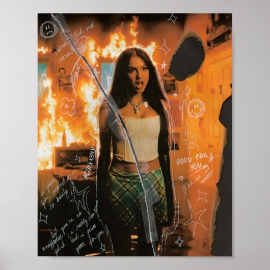 Olivia Rodrigo - Good 4 U Poster (Voorkant)