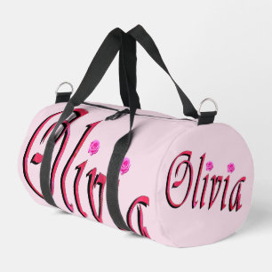 "Olivia" Rood En Roze Olivia Naam, Plunjezak